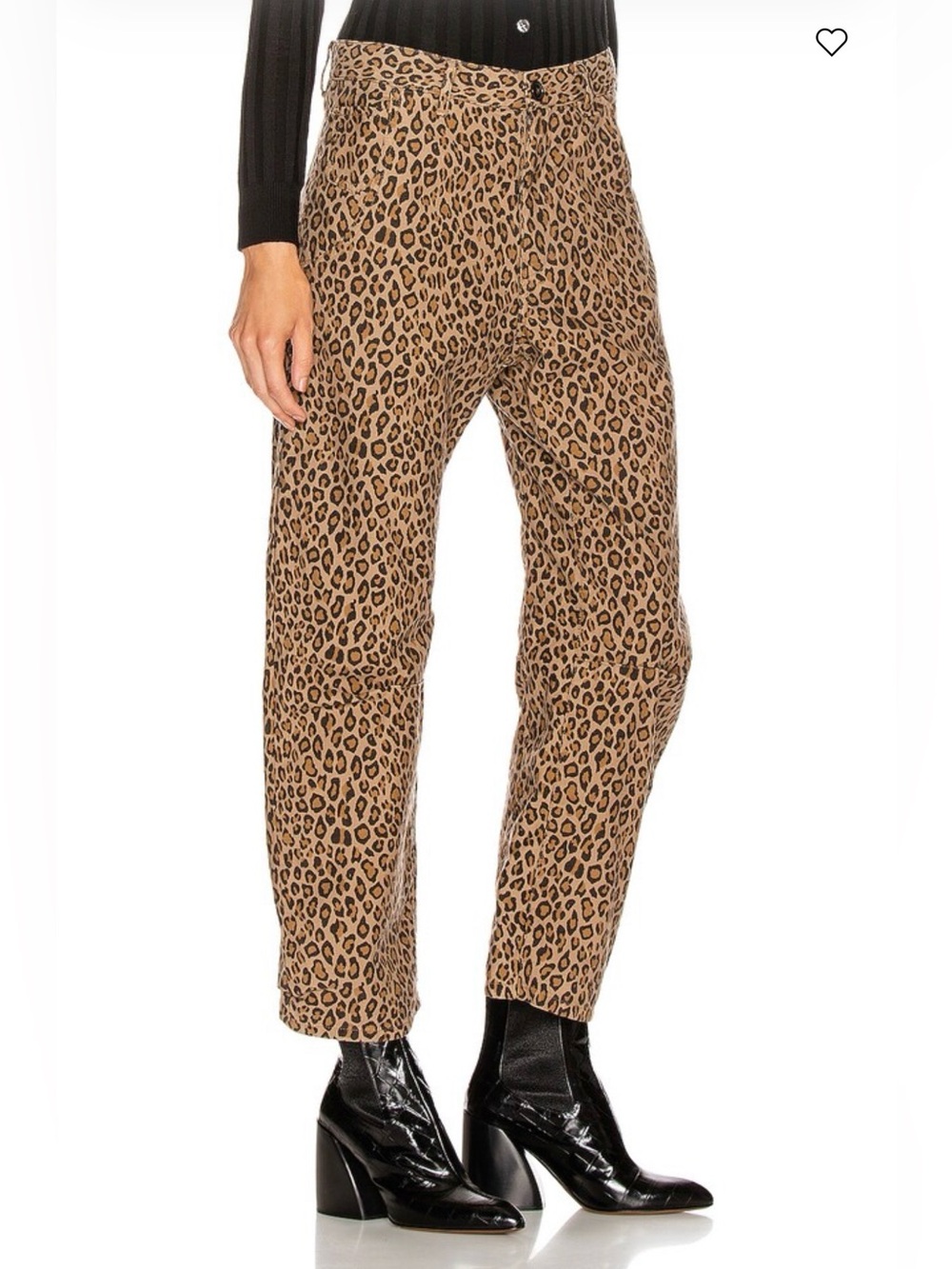 Nili Lotan Emerson Pant in Leopard Print size 00